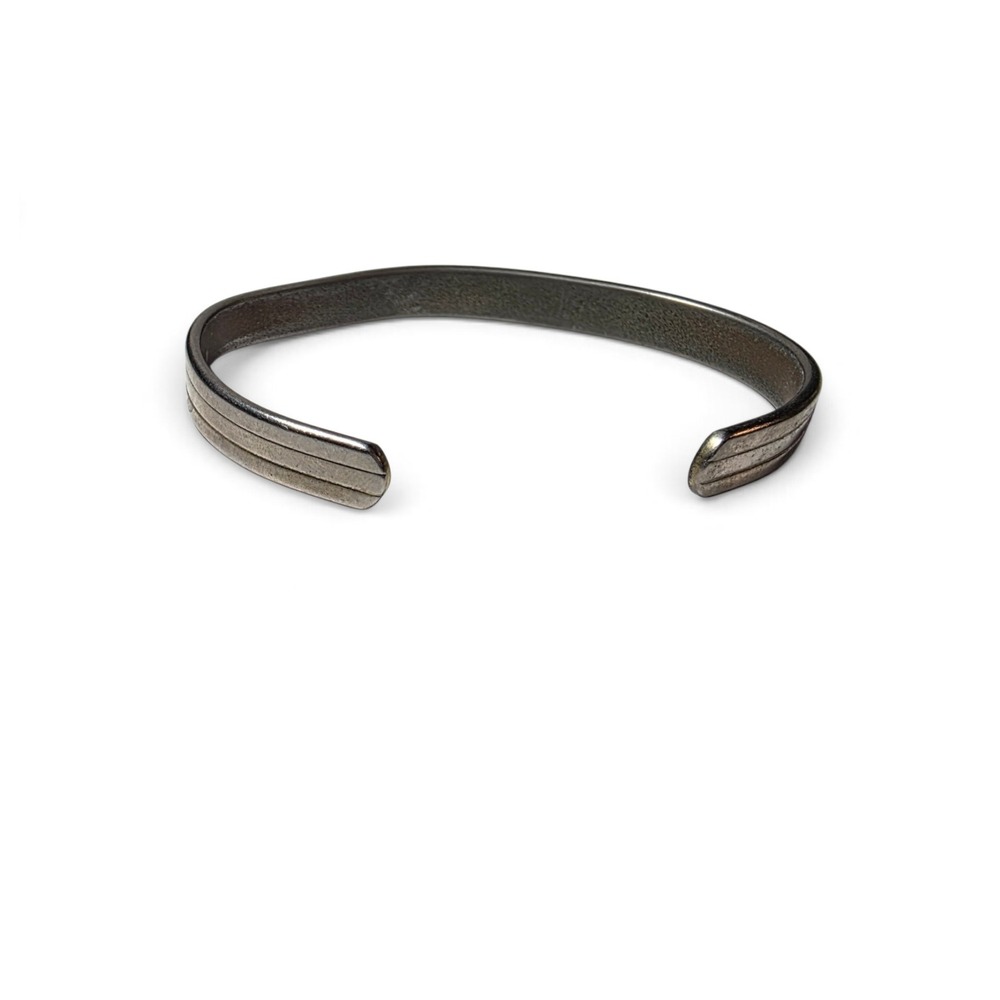 Vintage Magnetic Therapy Cuff Bracelet 24K Electro Plated L/XL Mens Womens - Picture 3 of 7
